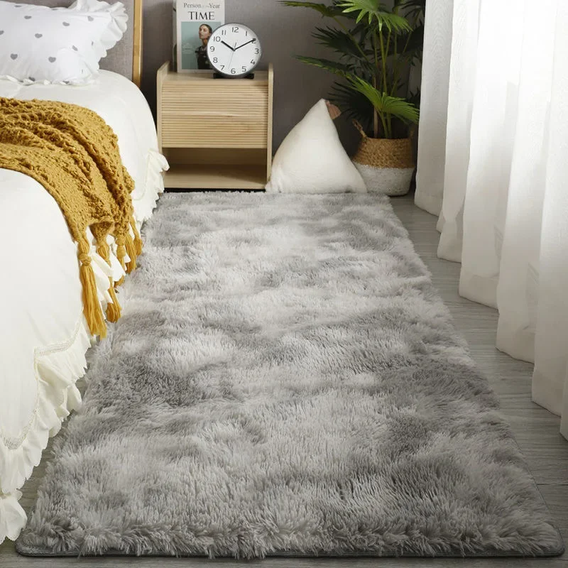 

Plush Area Rug Bedroom Carpet Soft Foot Bedside Fuzzy Children Carpet Prayer Rugs Living Room Rug Room Decoration