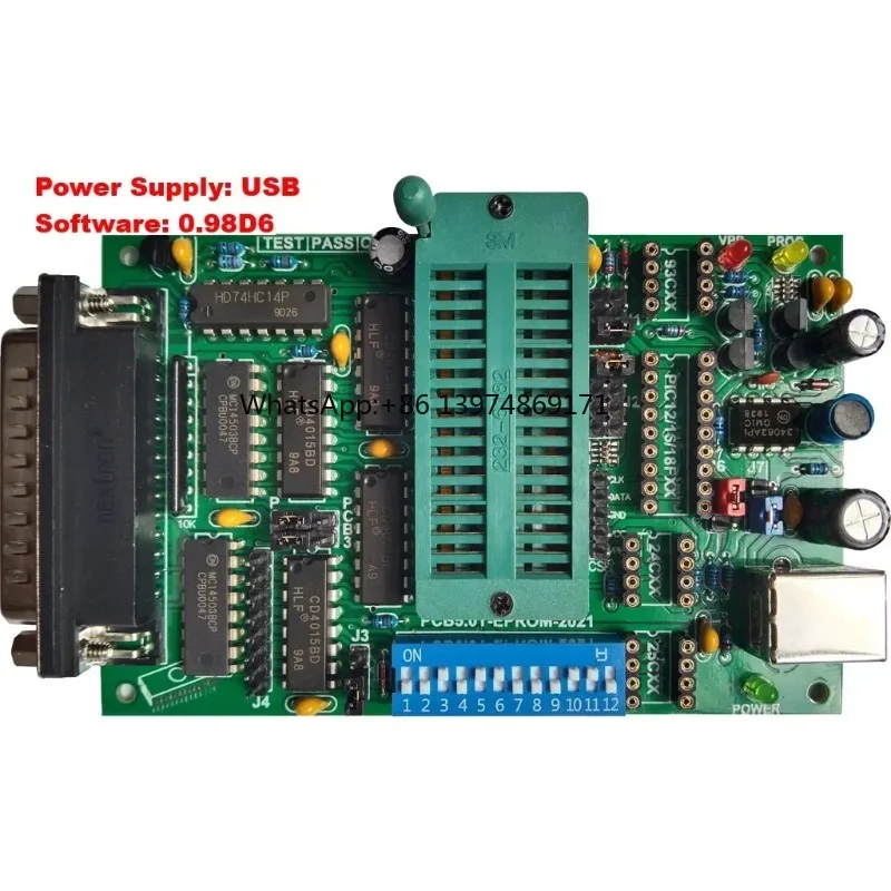 PCB50A Multi-function Programmer Willem Recorder EPROM FLASH Single-chip Microcomputer Motherboard BIOS Writing