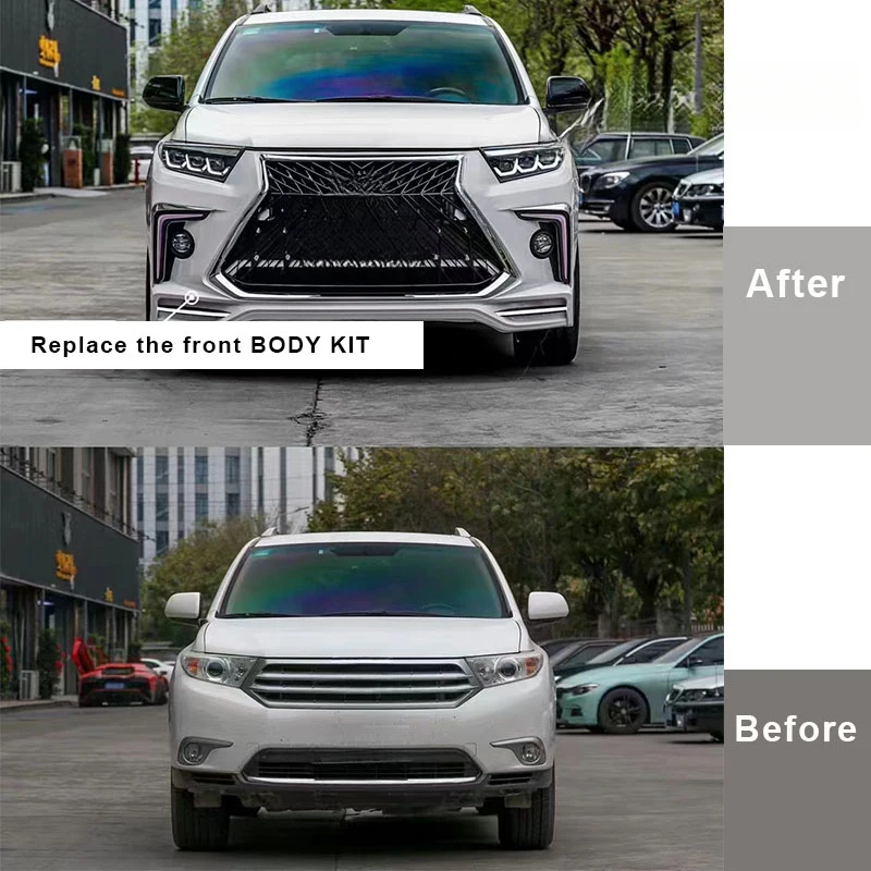 

Factory Direct LX Style Facelift Body Kit Fit for Highlander 2012-2014 High Quality Auto Exterior Upgrade Parts In Stock