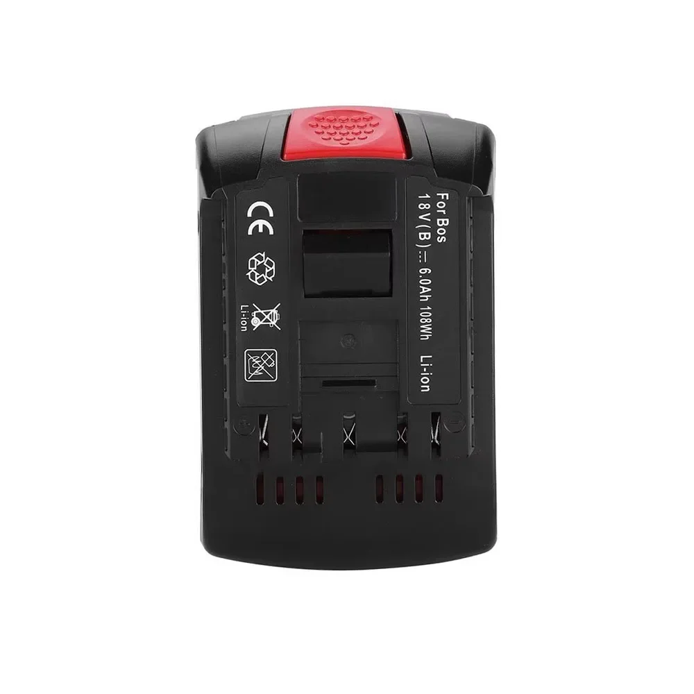 

For BOSCH 18V 6000mah wrench impact hammer tool lithium battery 6.0AH rechargeable BAT609, BAT609G, BAT618G, BAT614+charger