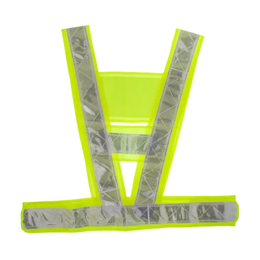 Lightweight Adult High Visibility Security Belt with Reflective Stripes for Working Runing Use