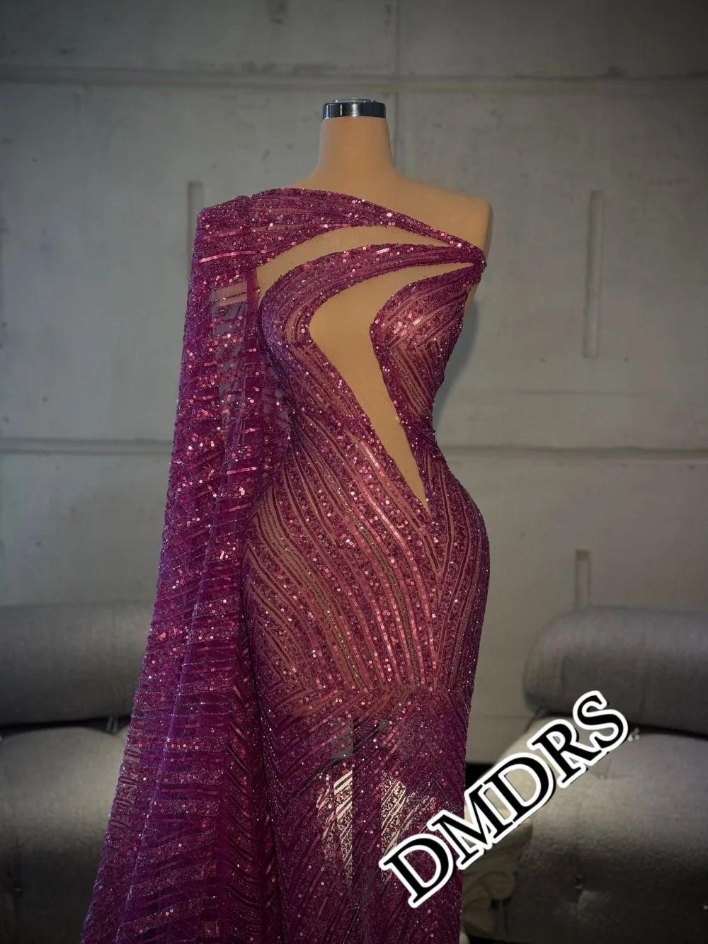 

DMDRS Elegant Strapless Evening Dress 2026 Romantic Beaded Party Gown Luxurious Sequin A-Line Floor-Length Party Dresses