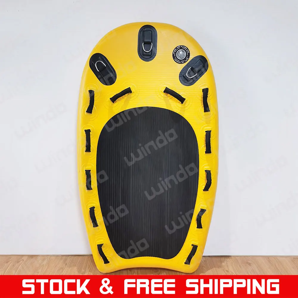 Free Shipping Stock Inflatable Small Body Board Lifeguard Rescue Board Jet Ski Sled