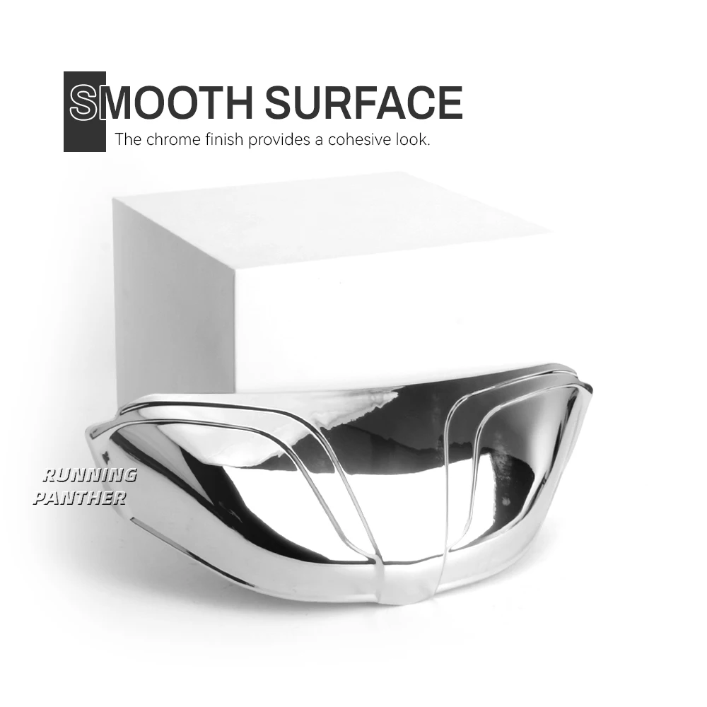 لهوندا جولدوينج Goldwing GL1800 GL 1800 F6B 2012 - 2017 دراجة نارية الخلفية لوحة ترخيص هود تقليم كروم اكسسوارات جديد #2