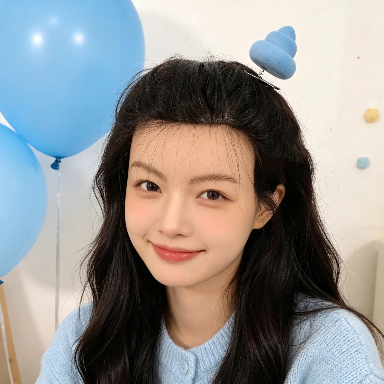 16Pcs Funny Poop Hair Clips Cartoon Fabric Spring Hairpin Non Slip Alligator Clip Novelty Hair Barrette Gift for Girls Party