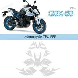 PPF For SUZUKI GSX8S Motorcycle Paint Protective Film TPU Sticker Protect Fairing Anti-scratch Translucent Film Fits GSX 8S 2024