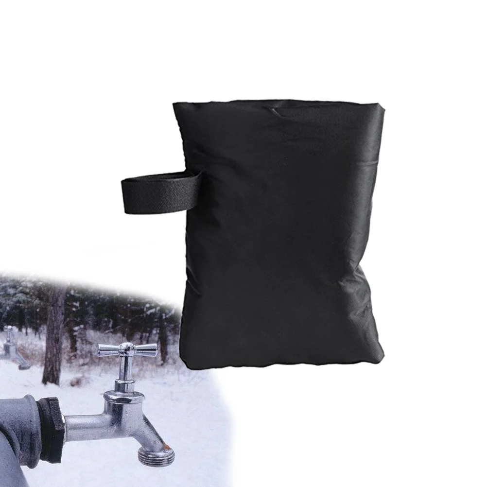 4Pcs Outdoor Faucet Covers Warm Waterproof Insulated Oxford Cloth Silk Cotton Core Freeze Proof Faucet Protector