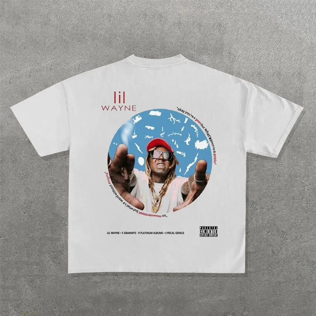 American Woman Clothing Streetwear Summer Top Y2k Women's T-shirt Star Patterned T-shirt Retro Couple Gothic Oversized Tops Tees