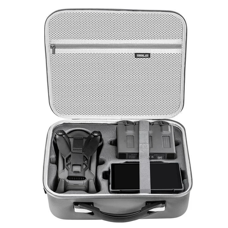 Bolsa de ombro de viagem para dji mavic 4 pro fly mais combo caixa de armazenamento de acessórios pu bolsa portátil para dji rc pro 2