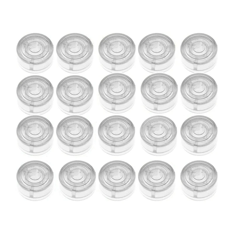 

20PCS/Set Guitar Effect Pedal Footswitch Toppers Foot Nail Cap Protection Cap For Guitar Effect Pedal Protection Cap