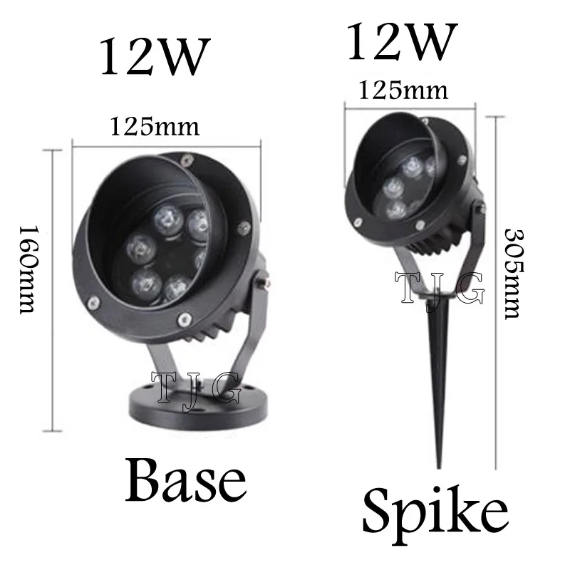 방수 야외 정원 잔디 램프, LED 잔디 조명 스파이크 전구, 정원용 야외 조명, 3W, 5W, 10W, 220V, 110V, 12V