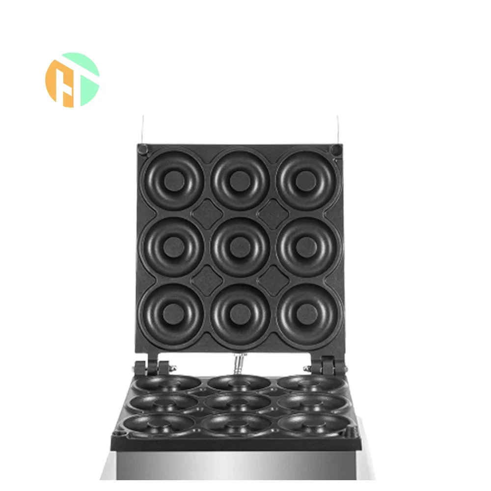 Hot Sale Commercial Snack Equipment Automatic Donut Waffle Baker Mini Donut Maker Machine