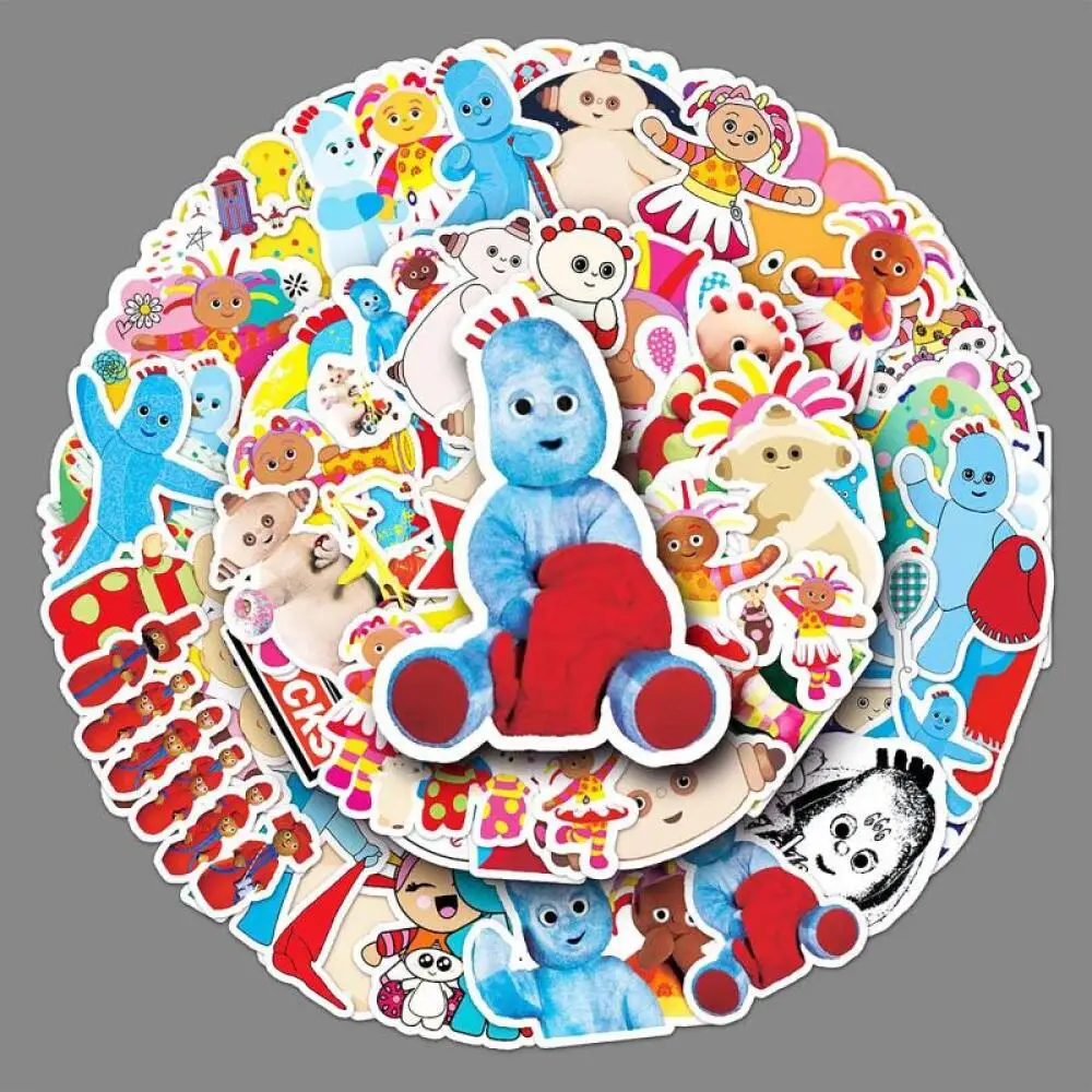 50 шт. в ночном саду Makka Pakka Iggle Piggle наклейка Diy чехол для телефона чашка для воды компьютерное украшение друг Рождественский подарок