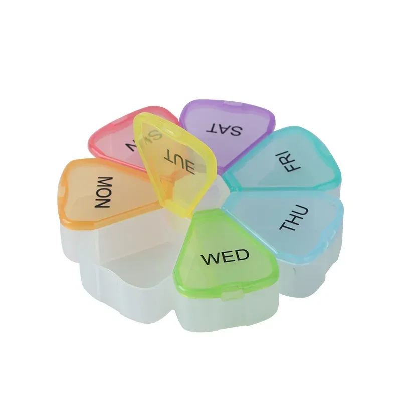 7 Grids Mini New Portable Travel Vitamin Pill Box Cases Container Organizer Storage Tablet Medicine Pills Fish Oils Tools Small