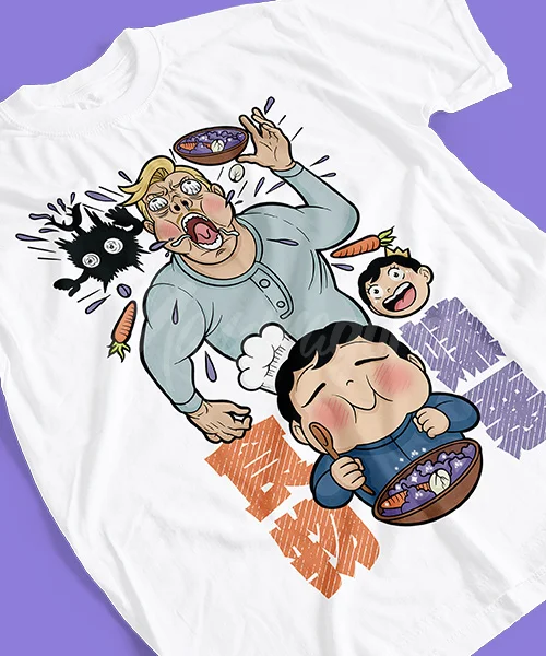 T-shirt For Anime Ousama Ranking Bojji y Despa