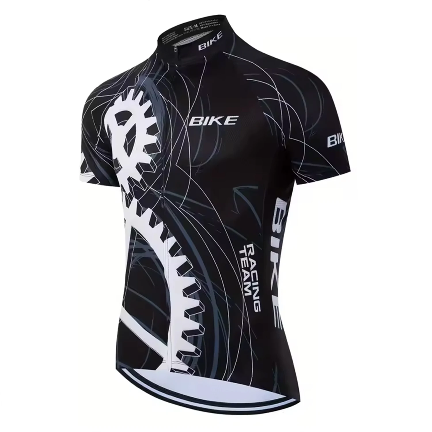 Neues Herren Kurzarm-Fahrradtrikot Sommer-Radsport MTB Bike T-Shirt Outdoor-Radtrikot Fahrradbekleidung Schnelltrocknend – Detail 10