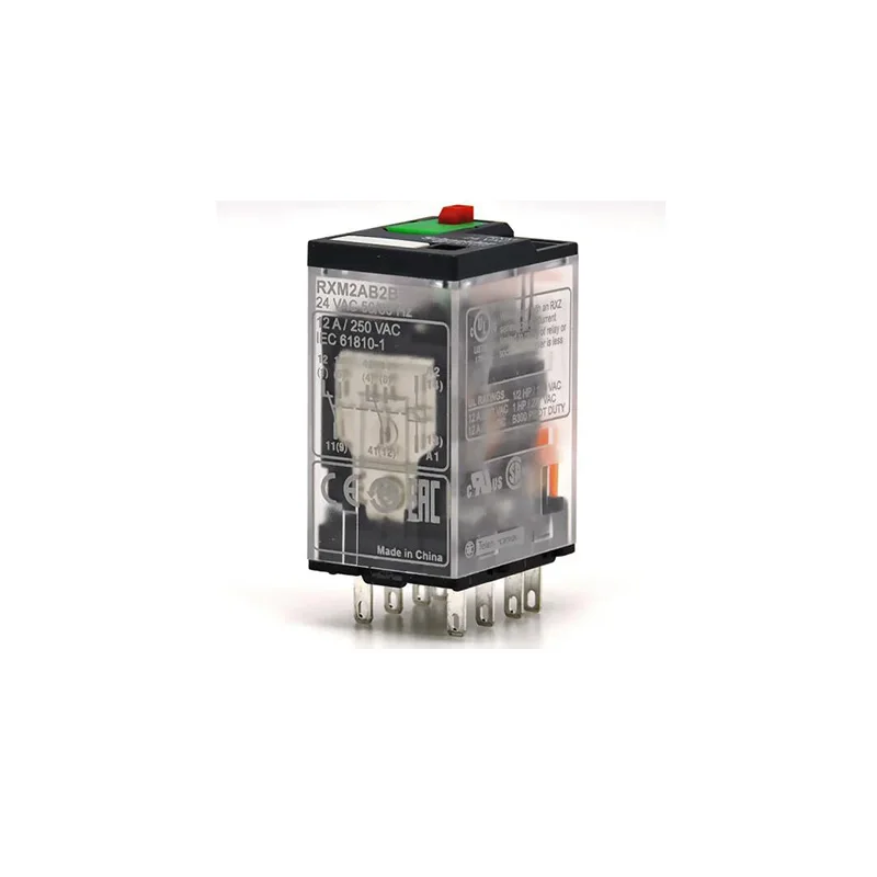 Original RXM2AB2B7 small electromagnetic intermediate relay 8-pin 12A AC24V two open and two close RXM2AB2B7