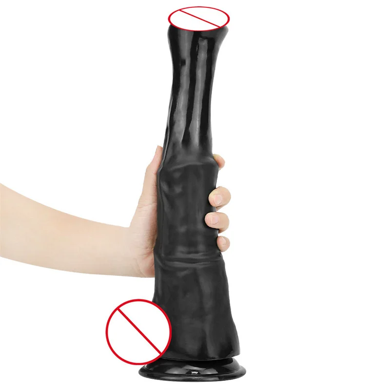 Realistic Penis Animal Dildos Vaginal Stimualtor Huge Horse Dildo Silicone Suction Cup Big Dick Sex Toys For Male Female