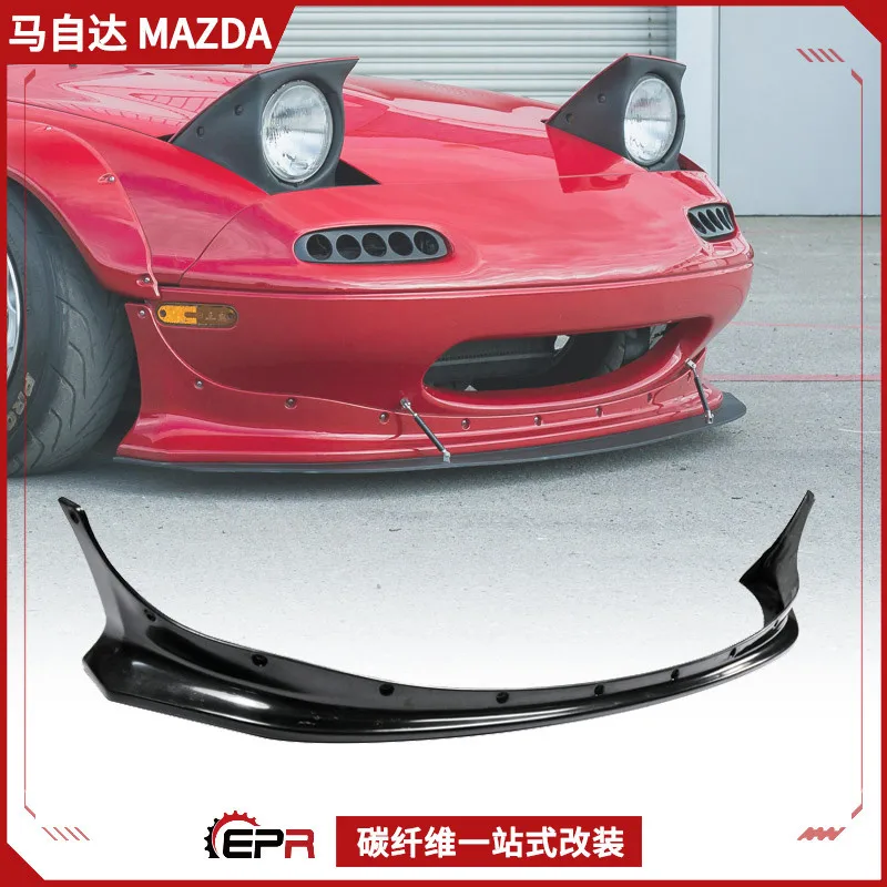 

Suitable for Miata Mazda MX5 NA Modified Carbon Fiber, Rocket Rabbit Front Head Lip Small Surround, Front Shovel Chin