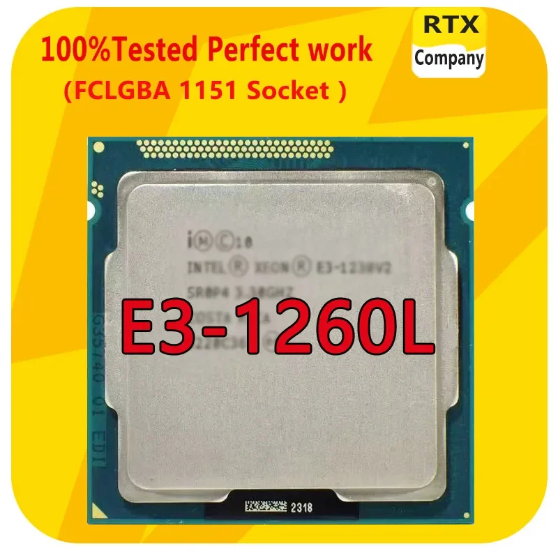 E3-1260L  Xeon E3-1260L 2.4GHZ Quad-Core CPU Processor 45W LGA1155 for B75 H61 motherboard