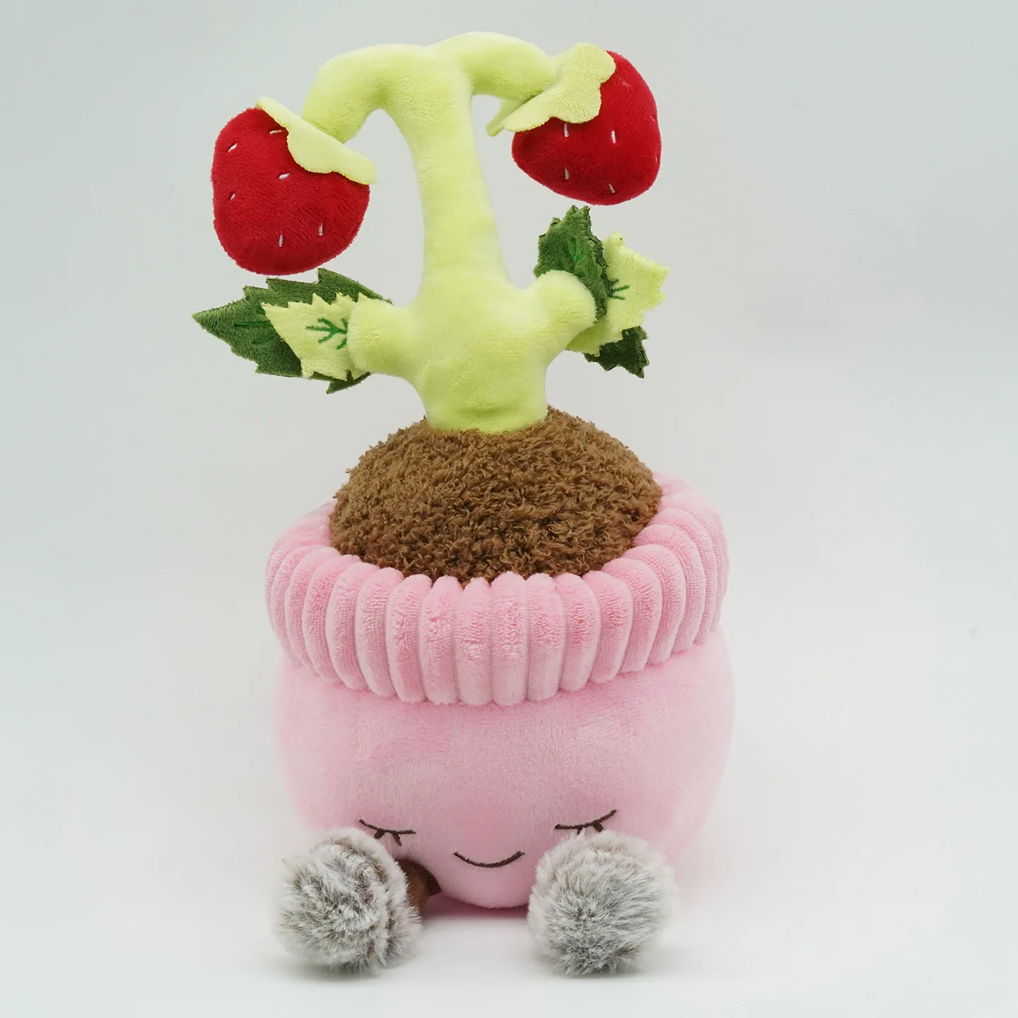 

27CM Potted Plant Strawberry Plush Toy Peripherals Toy Stuffed Dolls Birthday Christmas Gift For Kids