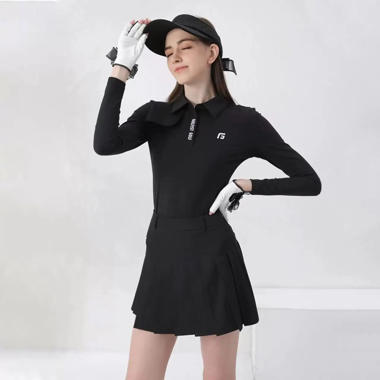 Women's Golf Spring New Long Sleeve Top Fashion Quick Dry Moisture Wicking Ladies Golfwear Comfortable Sportswear
