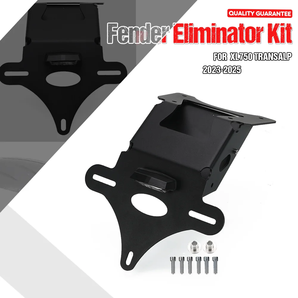 

FOR Honda XL750 TRANSALP 2023-2025 Motorcycle License Plate Holder Bracket Rear Tail Tidy Fender Eliminator Kit XL750TRANSALP