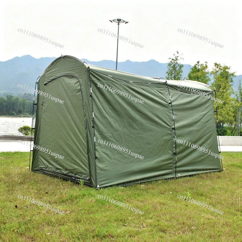Waterproof Outdoor Bike Storage Tent Shed, Portable Oversize Bicycle Shelter Cover for 10 Bikes Garden Tool Shed Protection