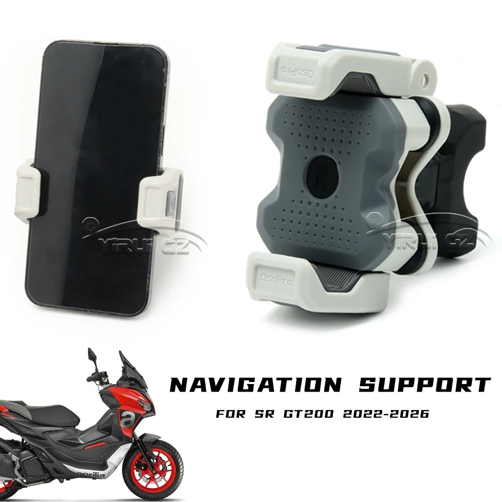 

Держатель для ветрового стекла мотоцикла APRILIA SR GT200, кронштейн для телефона, GPS-навигатора, для моделей SR GT200 GT 200 2022 2023-26