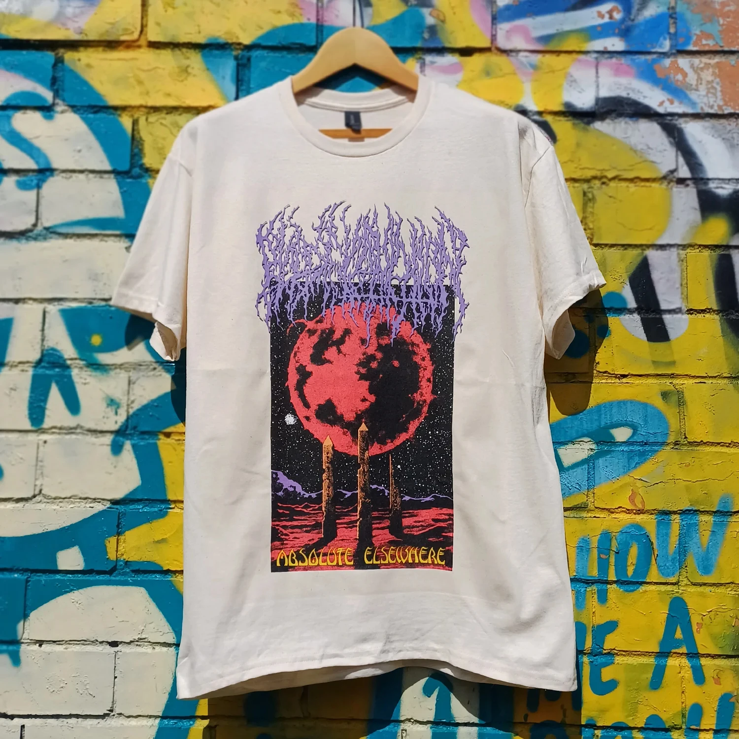 Summer New Streetwear Y2K Fashion T-shirt BLOOD INCANTATION Band Dark Metal Peripherals Print Tee Men Women Oversized Cotton Top view 4