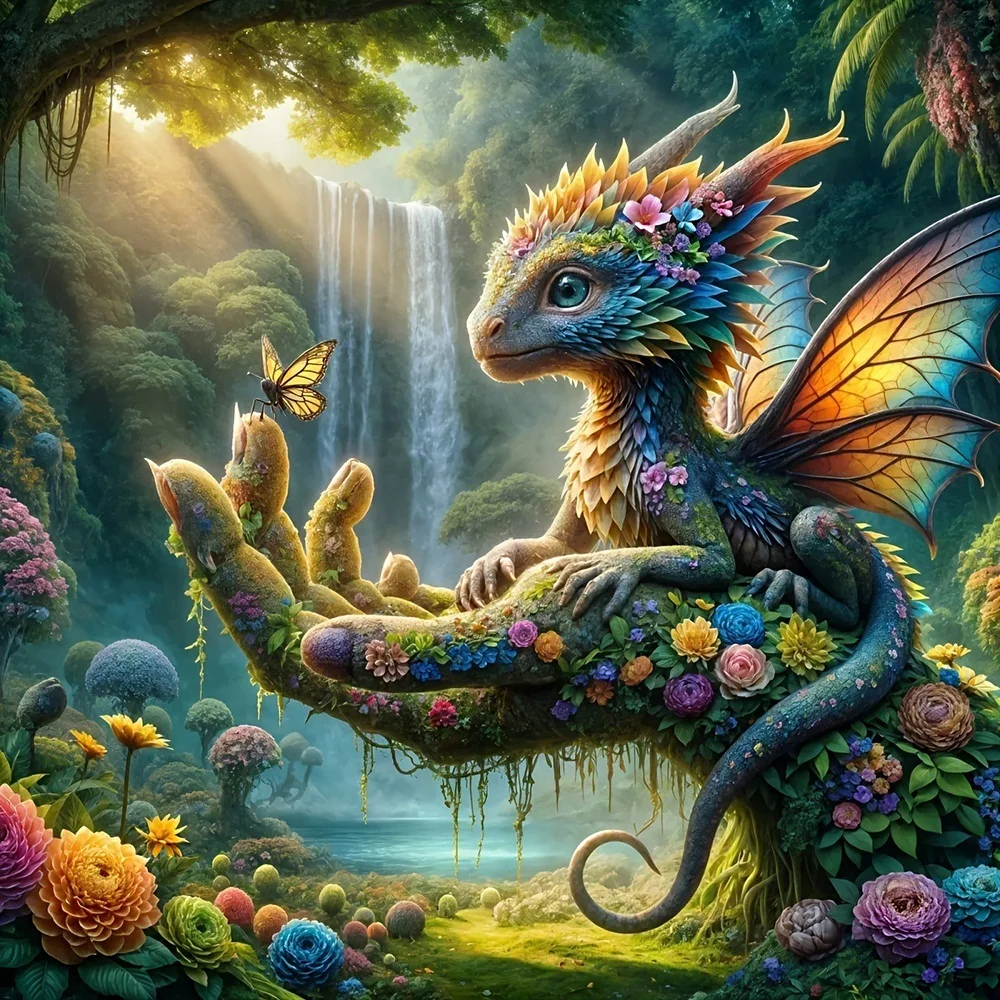 

EverShine DIY 5D алмазная живопись Дракон полная квадратная круглая дрель мозаика животное вышивка ручная креативная украшение для дома для отдыха