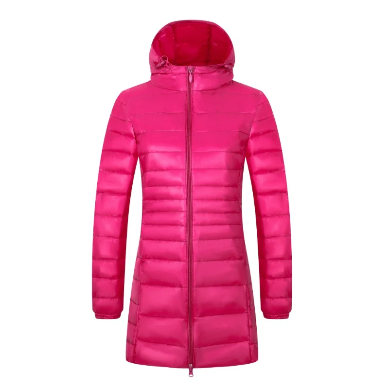 Women's Fall Winter Tops Coat Down Jacket Lightweight Hooded Plus Size Vintage Simple Comfortable Casual Advanced Soft Versatile