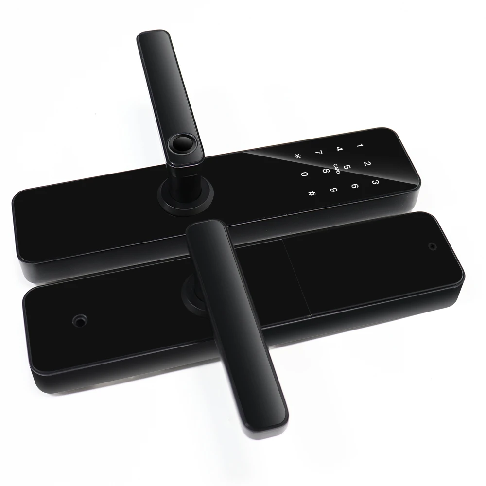 Europe Standard Smart Door Home Security Digital Wifi Fingerprint Biometric Intelligent Door
