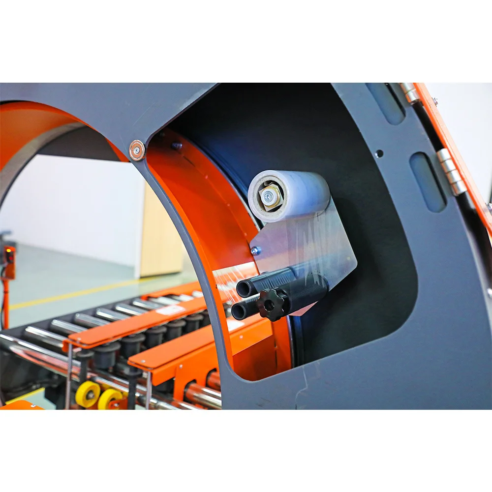 軌道式水平パレットストレッチ包装機 フィルムストレッチ包装機 水平包装機