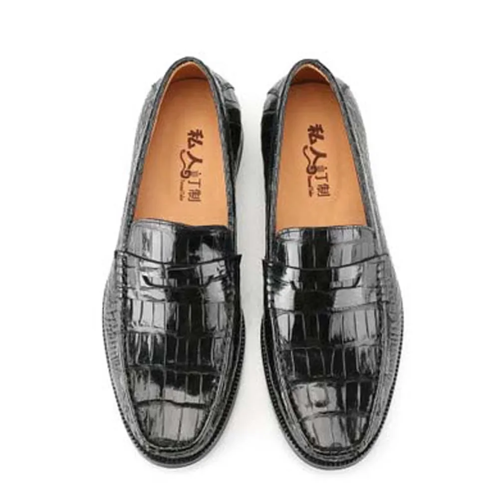 

dae 2 spring new arrival crocodile Leather men shoes male leisure business Dress shoes Men's shoes