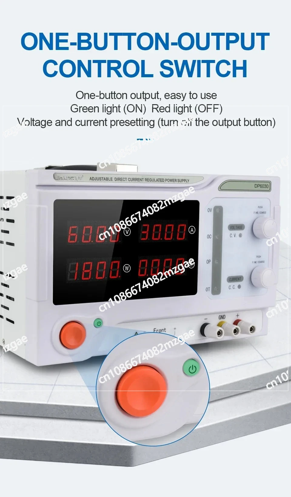 1800w Dijital Anahtarlı 60V 30 - High Power 60V 20A Bench Power Supply incelemesi ve fiyatı
