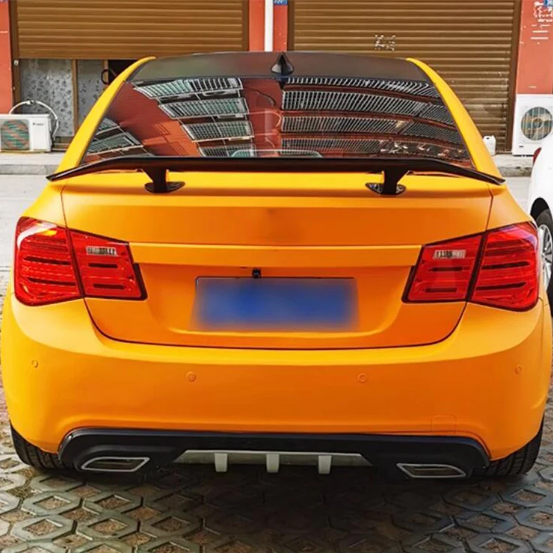 For Chevrolet Cruze/2008-2018 Year GT Spoiler Wing Body Kit ABS Plastic Car Trunk Rear Tail Lip Refit Accessories