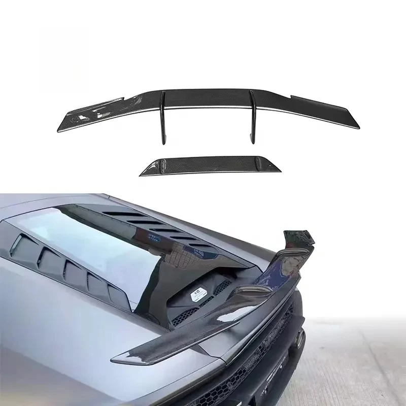 For Huracan LP610 EVO Novi Style Spoiler Carbon Fiber Rear Spoiler Wing Auto Parts