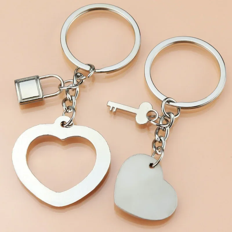 Love Couple Keychain Pendant Creative Valentine\'s Day Other Festivals Small Gift Keyrings Pendant