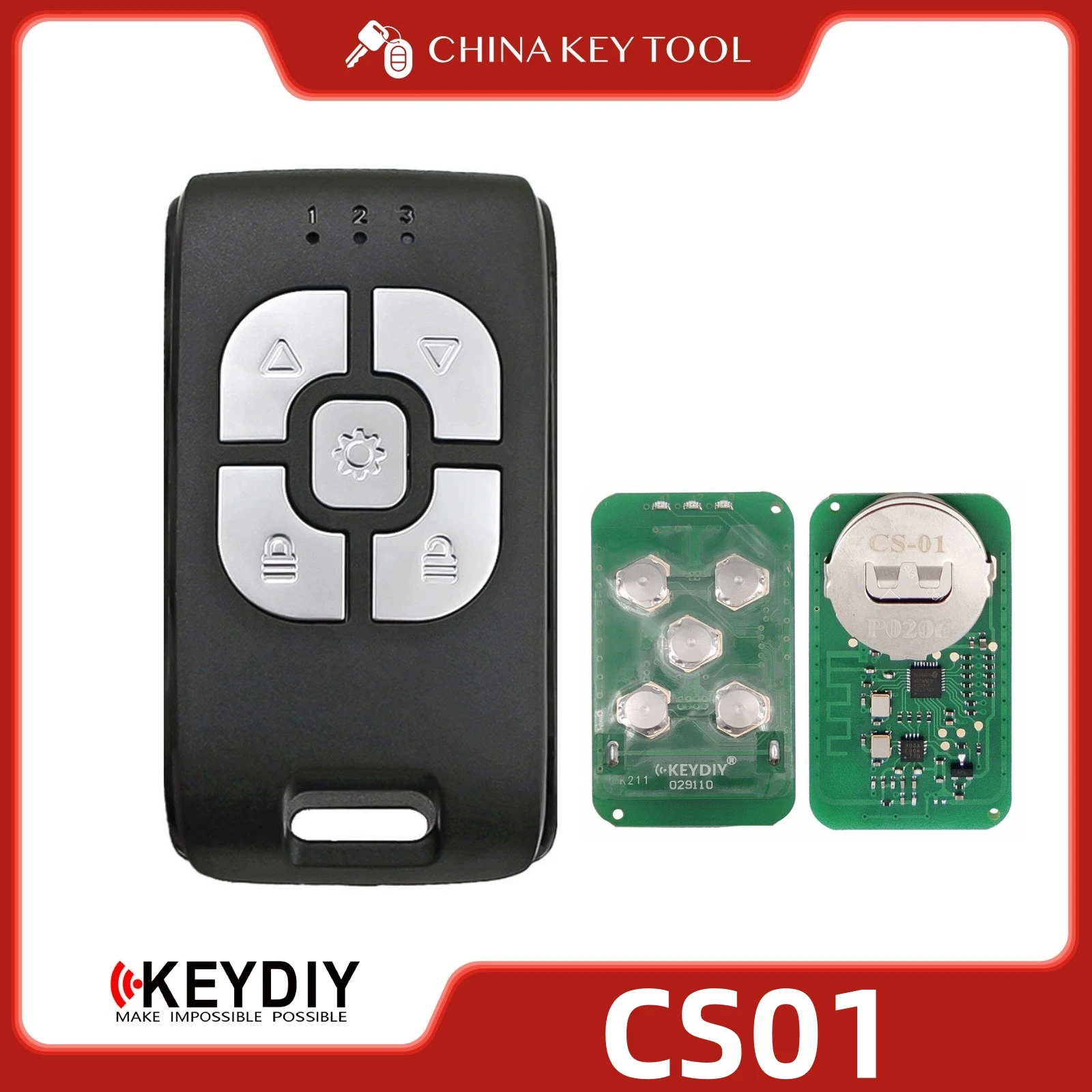 KEYDIY CS01 Universal Remote Flip Key Compatible Type Replacement Solution