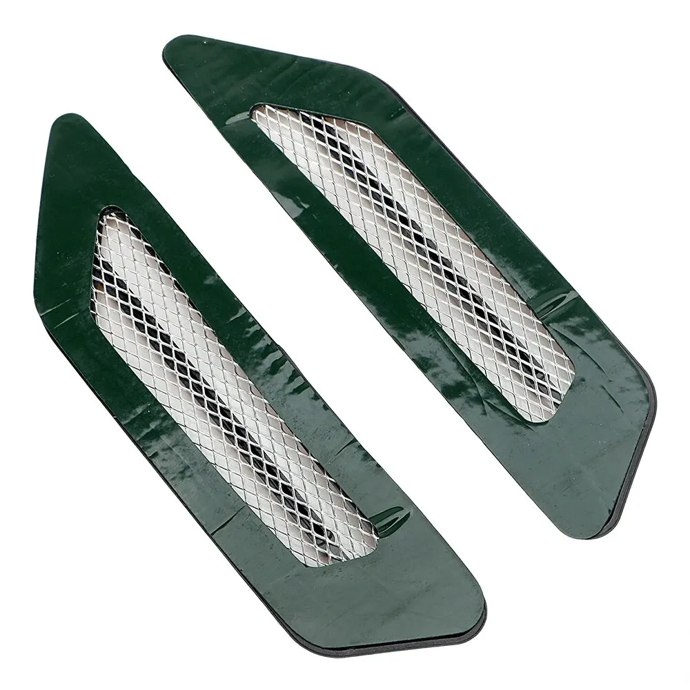 2 stücke 3D Auto Aufkleber DIY Kreative Gefälschte Air Vent Kiemen Design Haube Motorhaube Tür Dekoration Externe Off Road 4x4 Auto Zubehör – Detail 6