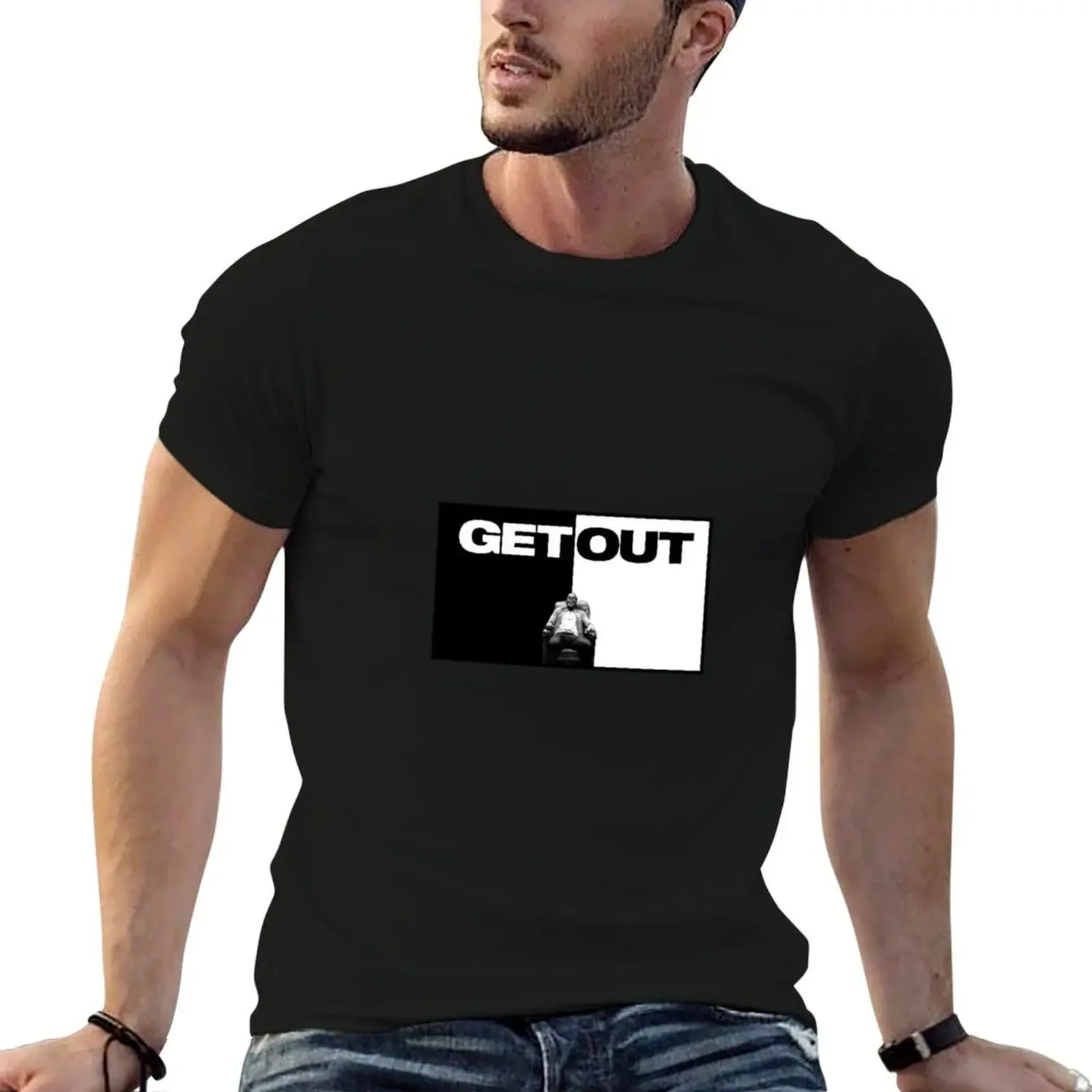 

Get Out T-Shirt customs design your own shirts graphic tee essential t shirt mens graphic t-shirts big and tall