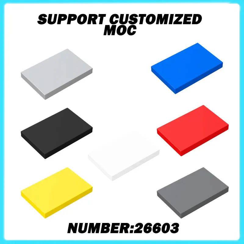 26603 50g peças moc 2x3 placa de telha diy blocos de construção criativo empilhamento tijolos brinquedos educativos para crianças