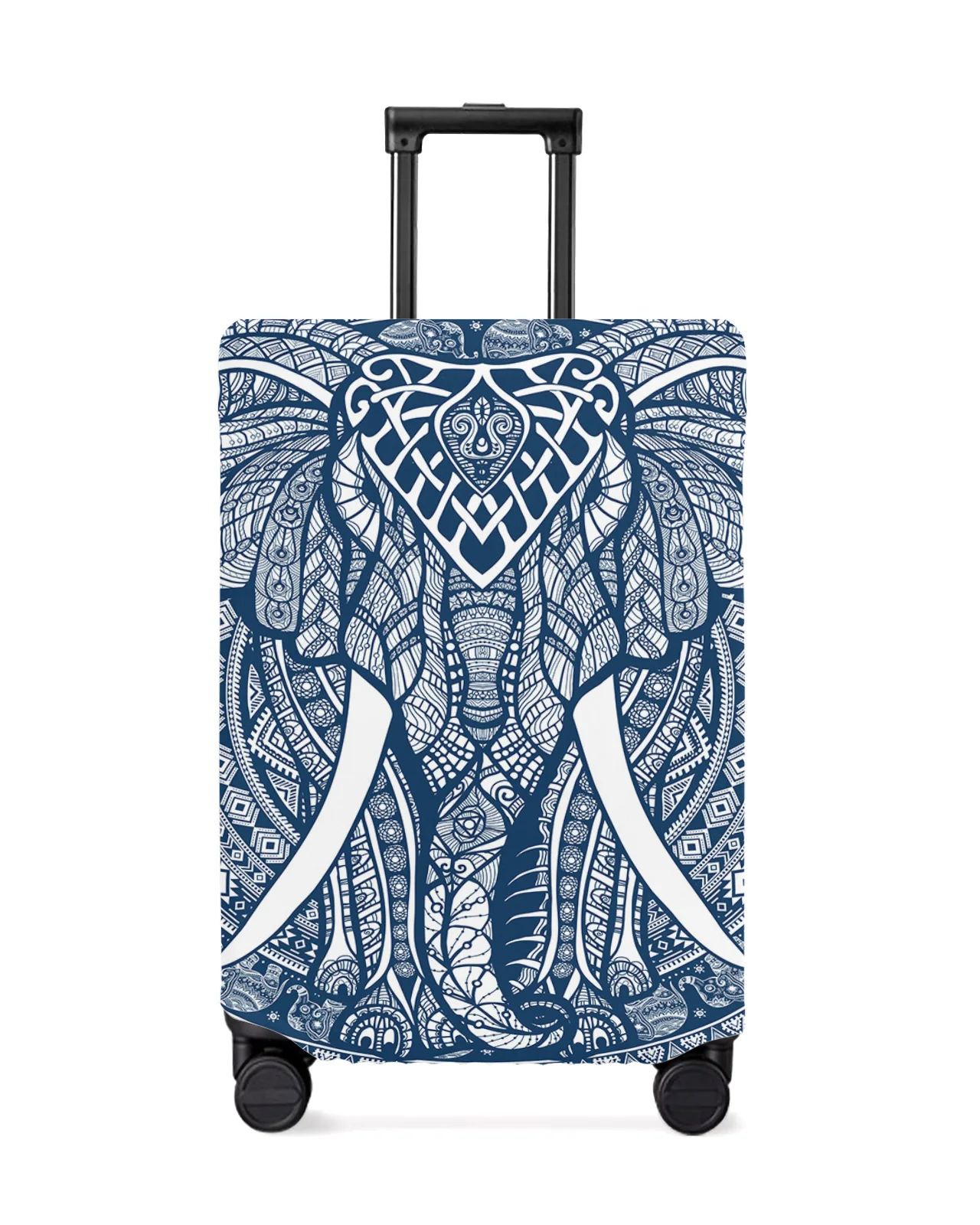 mandala-pattern-elephant-blue-travel-luggage-cover-elastic-baggage-cover-suitcase-case-dust-cover-travel-accessories