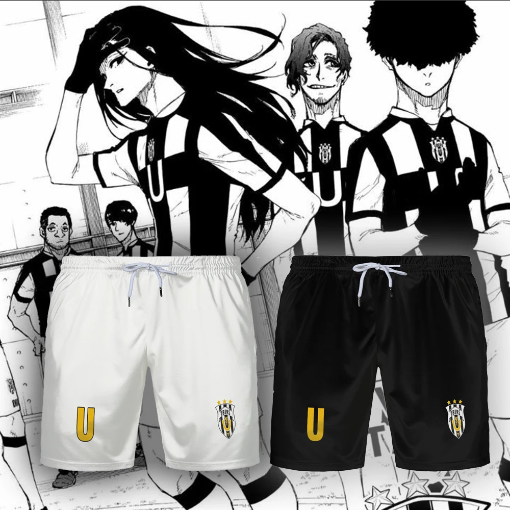 

Japanese Anime Blue Lock Ubers Jersey Shorts LORENZO Youth Breathable Quick-drying Soccer Training Pants Unisex Sports Bottoms