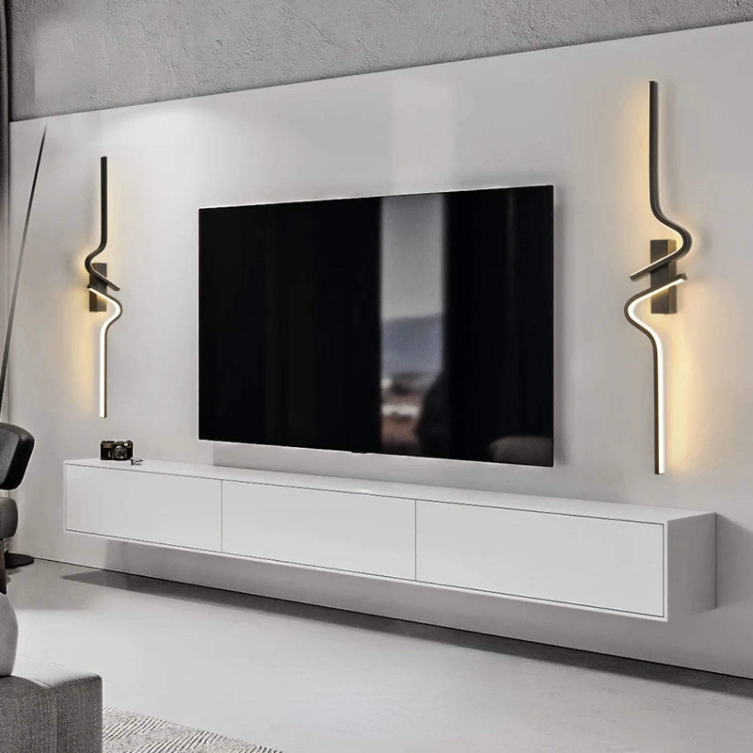 

Modern LED Wall Light Fixture: Elevate your space with this elegant and contemporary lighting option. Enhance the ambience with