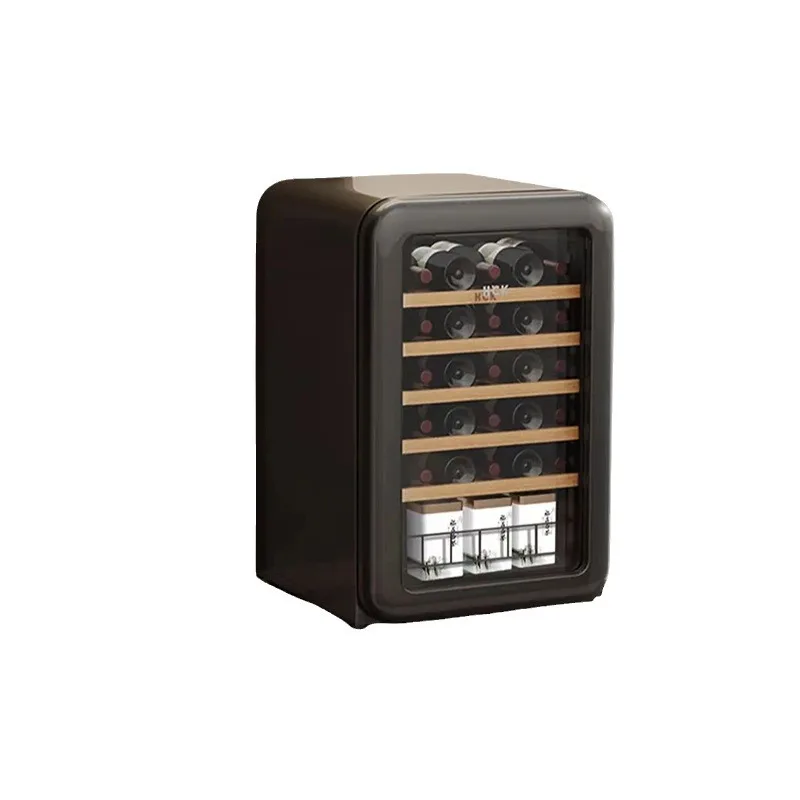 

SC-130RDA Slim Arc Red Wine Cabinet 115 Liters Constant Temperature Embedded Single Door Household Refrigerated 49 Bottles
