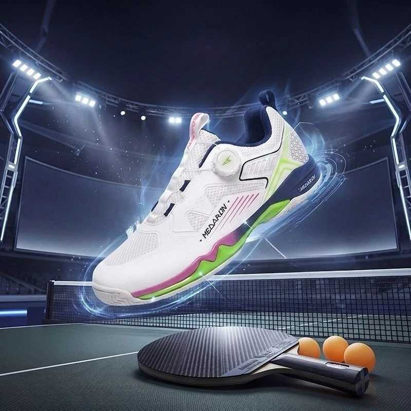 New Luxury Table Tennis Shoe Light Weight Badminton Shoes For Man Unisex Indoor Court Mens Shoes Good Quality Men Tennis Shoes