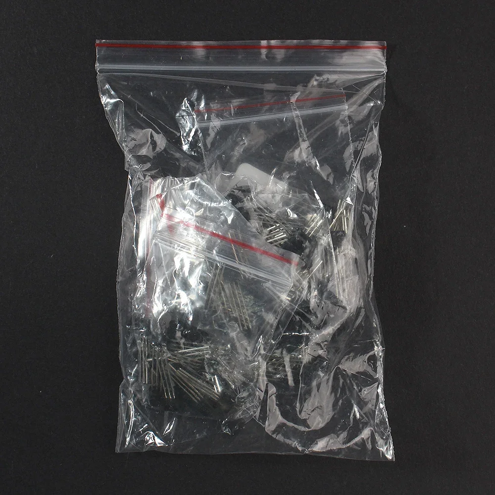 50-160pcs PNP NPN Transistor TO-92 Assorted Kit Set Electronic Component 2N5401 2N5551 2N2222 2N3904 2N3906 S9012 S9013 2N2222