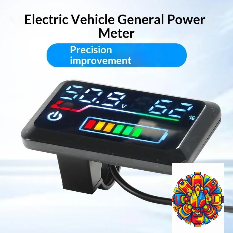 48V-72V LCD Digital Battery Level Indicator High Precision Voltage Meter for Electric Forklift Power Display